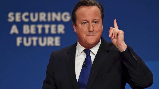 Prime Minister David Cameron